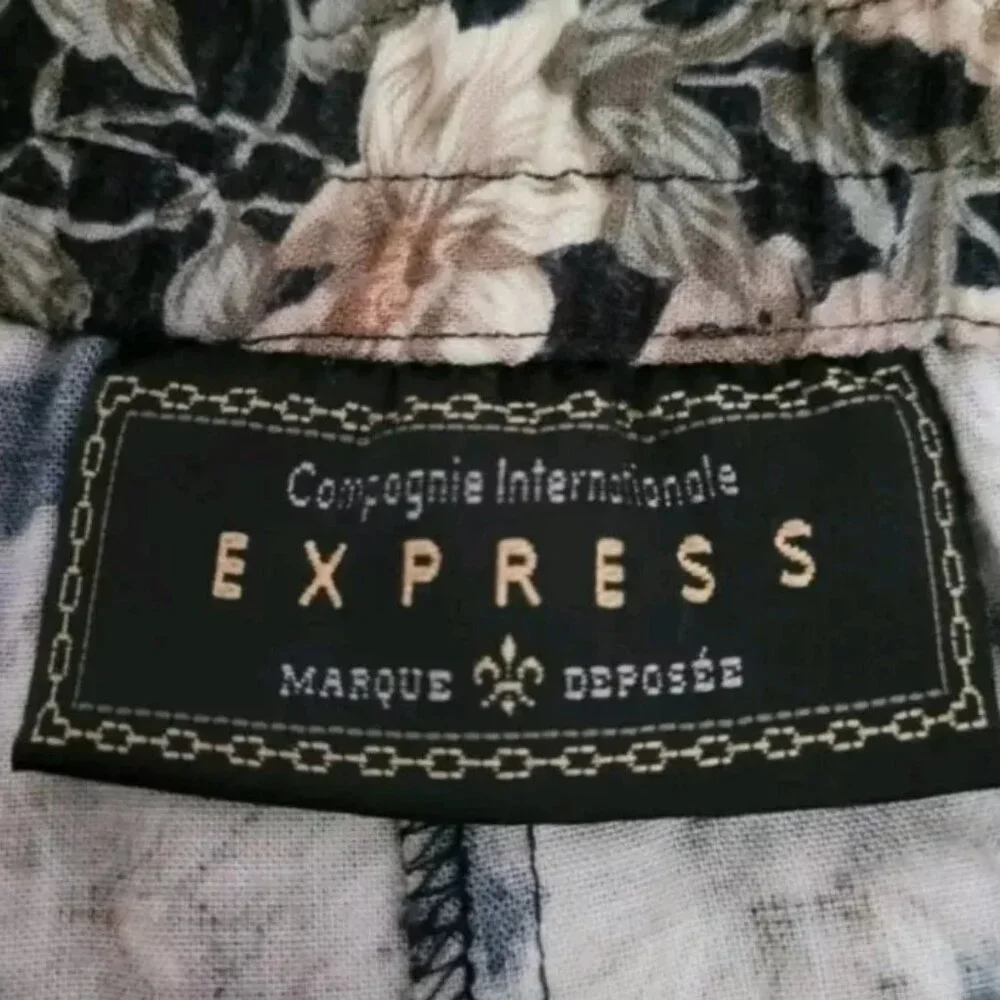 Vintage Compognie Internationale Express Floral Fairy Cottagecore Maxi Skirt M - Picture 10 of 11